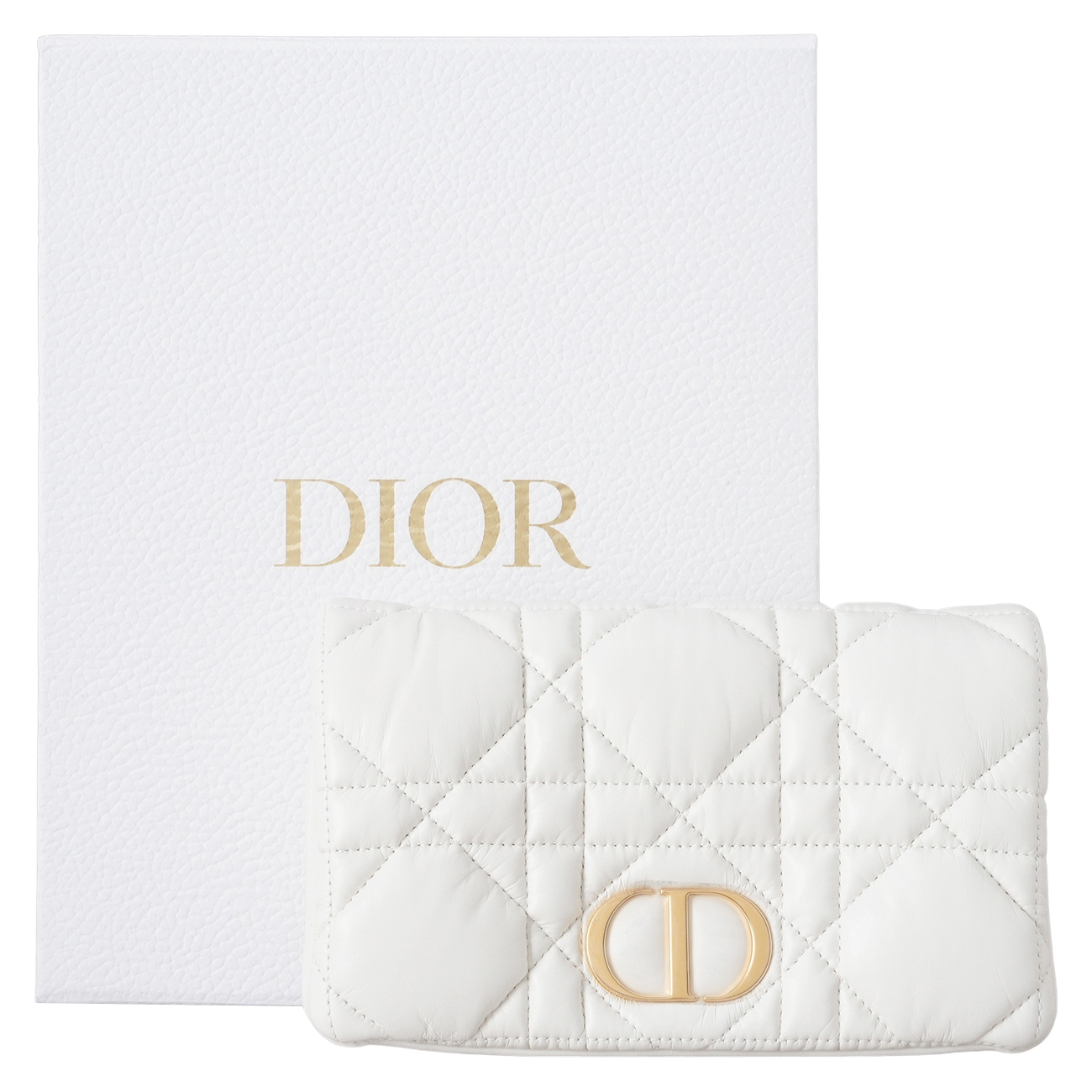 CHRISTIAN DIOR(USED)디올 카로 지퍼 체인 파우치